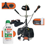 Podador De Grama À Gasolina 43cc C/ Lâmina 3p + Óleo Stihl