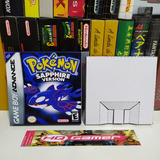 Pokémon Sapphire - Box Do Jogo (game Boy Advance)