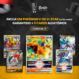 Pokemon V Ou Vstar Raridade + 5 Cartas Em Japonês