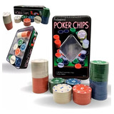 Poker Chips 100 Fichas Numeradas+ficha Dealer