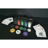 Poker Kit 200 Fichas 2 Baralhos, 1 Suporte Oficial Disponív