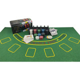 Poker Texas Hold'em Kit 200 Fichas 2 Baralho Caixa De Metal