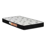 Polar D20 Cor Branco E Preto Colchão Solteiro 88cm X 188cm De Espuma