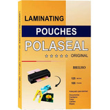 Polaseal A4 Plástico Para Plastificação 220x307x0,05mm 100un