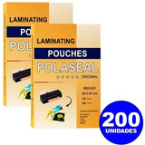 Polaseal A4 Plástico Para Plastificação 220x307x0,05mm 200un