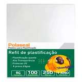 Polaseal Plástico Para Plastificação Rg 80x110