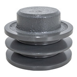 Polia Em V Perfil B 2 Canais 160 Mm Ferro Fundido - Mademil
