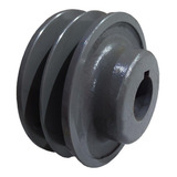 Polia Ferro Fundido 70mm 2 Canal B Furo 24mm R Chaveta 8mm