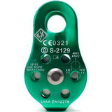 Polia Simples Aluminio Fixa 22kn Ce Anodizada Usclimb Ce Uia