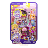 Polly Pocket Playset Mini Mundo Aventura Gato Sushi Mattel