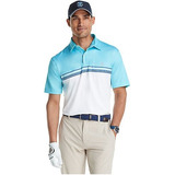 Polo Izod Golf - Branco/azul