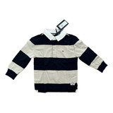 Polo Listrada Manga Longa - Tommy Hilfiger