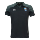 Polo Umbro Grêmio Viagem 2023 Preta Masculina