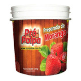 Polpa De Morango Preparado 4,1 Kg Pro Polpa Suco Bolo Drinks