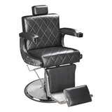 Poltrona Barbeiro Cadeira Barbearia Salão Reclinavel Premium