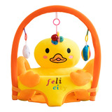 Poltrona Bebê Mini Sofá E Puff Assento Infantil Personagem.