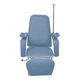 Poltrona Coleta Sangue C/ Suporte Soro Standard Reclinável