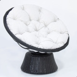 Poltrona Giratoria Fibra E Aluminio Para Jardim Sala E Varanda, Modelo Essencial Cor Opcional Opcional