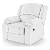 Poltrona Papai Massageadora Usb Simon Corano Branco