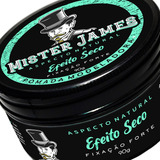 Pomada Para Cabelo Masculino Efeito Seco Matte Mister James