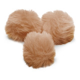 Pompom - Pelúcia Bronze 50 Mm - C/50 Unidades - Nybc