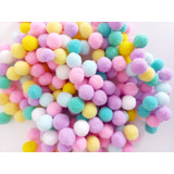 Pompons Coloridos Candy - 500 Unidades