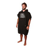 Poncho Atoalhado De Surf Preto |