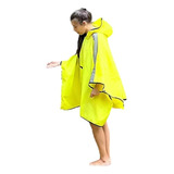 Poncho Capa De Chuva Unissex Impermeável Faixa Reflexiva
