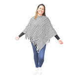 Poncho Feminino Tricot Blusa Barato Kimono