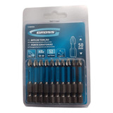 Ponta Bits De Impacto Ph2 50mm 10 Pç Chave Torção Rosqueada