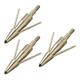 Ponta Flecha Pesca Inox Broadhead Sugear 03 Unidades