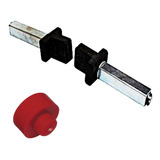 Ponta Martelo Borracha 40mm + Sapata Para Cavalete - Galmar