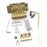 Ponte Floyd Rose Locking Nut 43mm Tremolo Dourada Completa