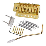 Ponte Stratocaster Com Tremolo Dourado Kit