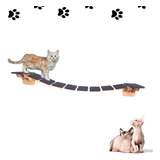 Ponte Suspensa Para Gato Em Mdf Cor Mdf Cru