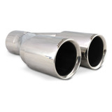 Ponteira 3 Polegadas Dupla Aço Inox 304 Encaixe 2,5 Pol