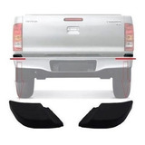 Ponteira Acabamento Para-choque Traseiro Hilux 2005 A 2015 