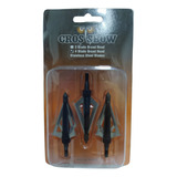 Ponteira Caça Ponta Broadhead Seta Flecha Crossbow - 03 Und