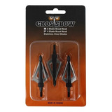 Ponteira Caça Ponta Broadhead Seta Flecha Crossbow - 03 Und