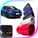 Ponteira De Escapamento Esportivo Universal Carro