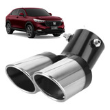 Ponteira Dupla Escapamento Honda Hrv 2024 Ex Ou Exl