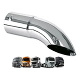 Ponteira Escapamento Caminhão Cromada 4 Polegadas 38 Cm Tubo