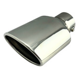 Ponteira Esportiva Automotiva Oval 5 Polegadas Inox