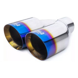 Ponteira Esportiva Dupla Inox 3,5 Pol Barenwald Mitte Burned