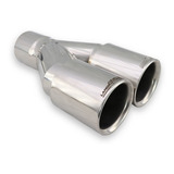 Ponteira Esportiva Dupla Saida 3 Pol Escapamento Inox 304