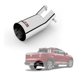 Ponteira Esportiva Fiat Toro 2016 A 2023 Outs Aço Inox