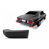 Ponteira Para-choque Polaina Opala 85/90 Preta Traseira