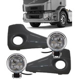 Ponteira Parachoque Volvo Vm Após 2014 C/ Farol Led