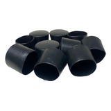 Ponteira Pé Cadeira Pvc Externa 1 1/2 38mm 4cm Preta 32un