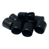 Ponteira Pé Cadeira Pvc Externa 7/8 22mm 2,2cm Preta 24un